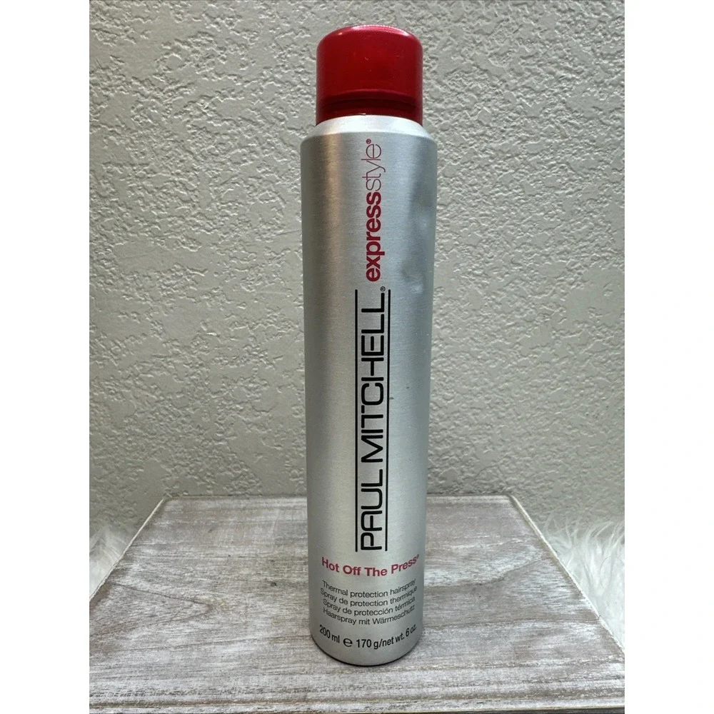 $19 🌙 Paul Mitchell Hot Off The Press Thermal Protection Spray 6oz DENT NEW